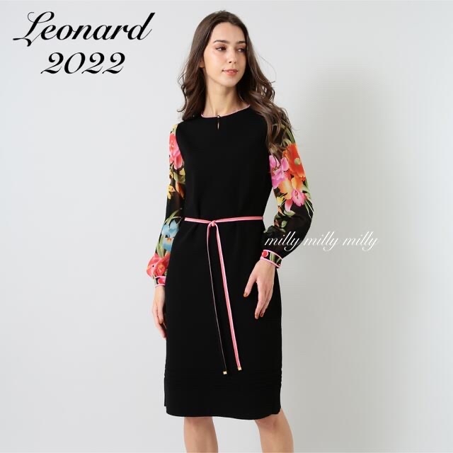 LEONARD - ご成約済みです✴︎新品タグ付【LEONARD】2022FW今期新作ワンピース