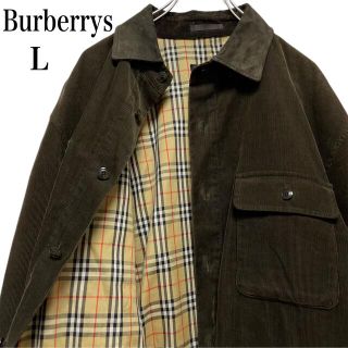 バーバリー(BURBERRY)のBurberrys バーバリー オールド裏ノバチェック コーデュロイシャツ L(シャツ)