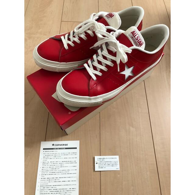 27.0 CONVERSE ONE STAR ワンスター J RED