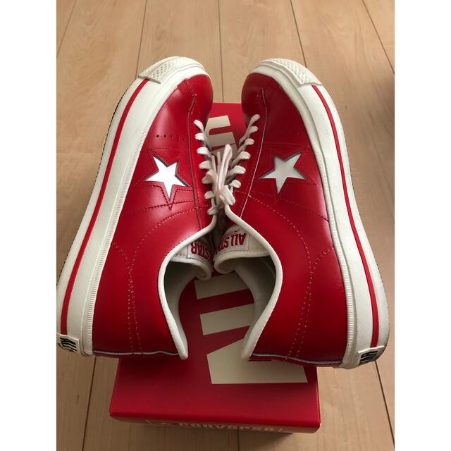 27.0 CONVERSE ONE STAR ワンスター J RED 3