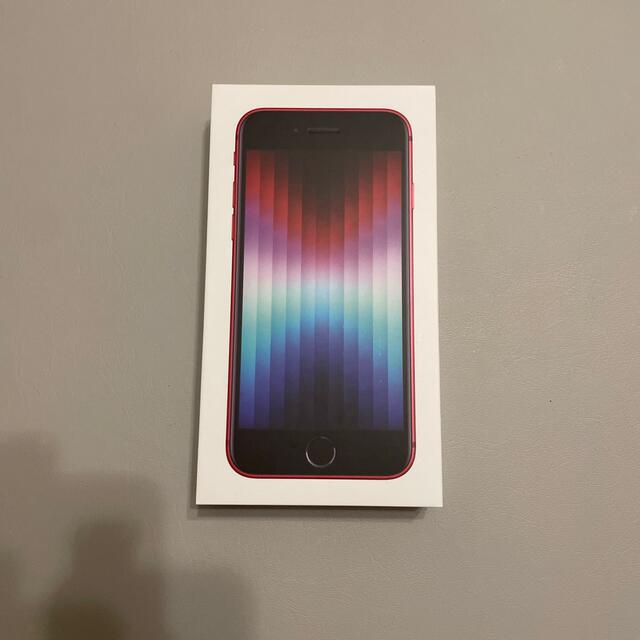 【値下げ】Apple アップル iPhoneSE 第3世代 64GB red