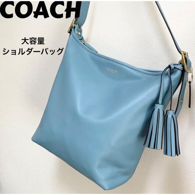 《普段使いにどうぞ》コーチ COACH レザー レガシー ショルダーバッグ 緑