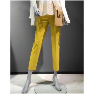 セオリーリュクス(Theory luxe)のTheory luxe 20ss リネンストレートクロップドパンツ(カジュアルパンツ)