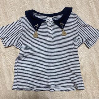 フタフタ(futafuta)のコトリ　cottoli ボーダー　トップス(Tシャツ/カットソー)