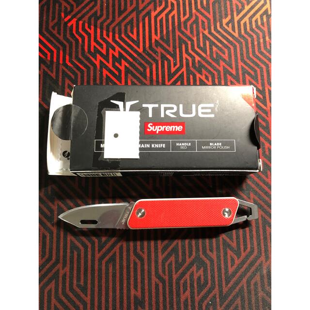 Supreme TRUE Modern Keychain Knife Red