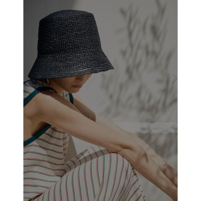 Ameri VINTAGE(アメリヴィンテージ)の【AMERIVINTAGE】MEDI  RAFFIA RADY HAT レディースの帽子(麦わら帽子/ストローハット)の商品写真