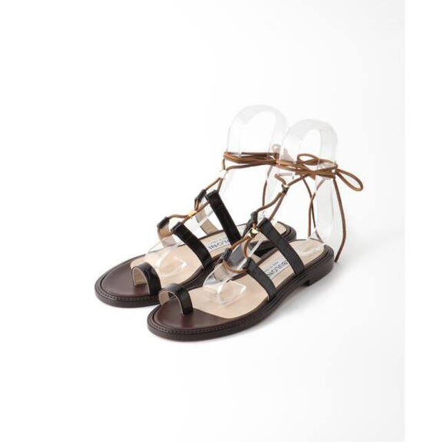 NEBULONIE ネブローニ THONG LACE UP FLAT サンダル