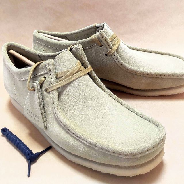 クラークスワラビーローCLARKS WALLABEE-Loメープル UK7.0新-