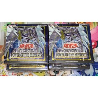 ユウギオウ(遊戯王)の遊戯王　パワーオブジエレメンツ　シュリンク付き　4box(Box/デッキ/パック)