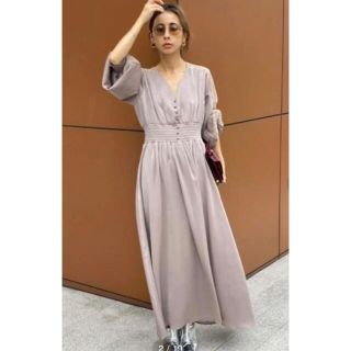 アメリヴィンテージ(Ameri VINTAGE)のUNDRESSED GRACEFUL HALF LACE DRESS (ロングワンピース/マキシワンピース)