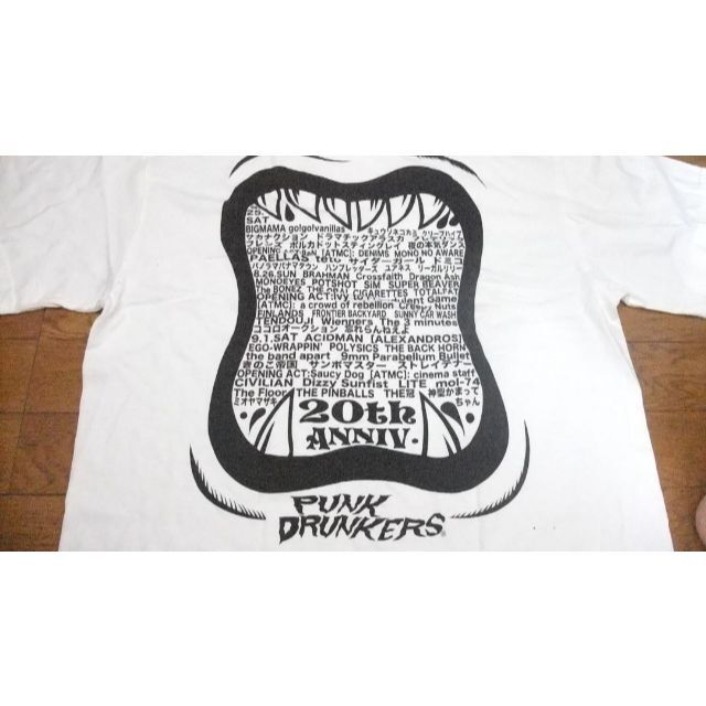 ストレッチドビー 未使用punkdrunkers モンスターラッシュTシャツXL