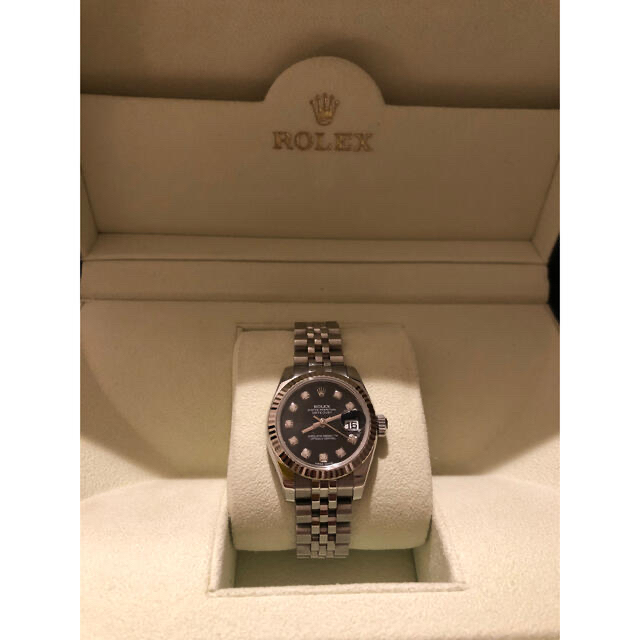 ROLEX(ロレックス)のロレックス　デイトジャスト　10pダイヤ レディースのファッション小物(腕時計)の商品写真