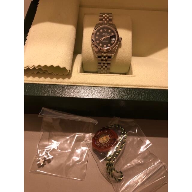 ROLEX(ロレックス)のロレックス　デイトジャスト　10pダイヤ レディースのファッション小物(腕時計)の商品写真