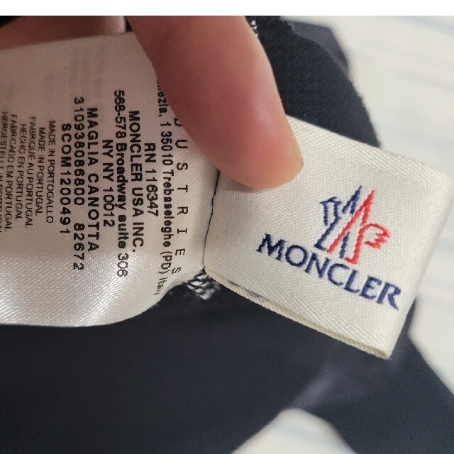 美品　モンクレール　タンクトップ　MONCLER　ペプラム　レディース