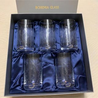 ボヘミア クリスタル(BOHEMIA Cristal)のボヘミアグラス　5客セット(グラス/カップ)