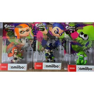 ニンテンドースイッチ(Nintendo Switch)の新品 アミーボ  amiibo アミーボ スプラトゥーン イカ ボーイ ガール(アニメ/ゲーム)