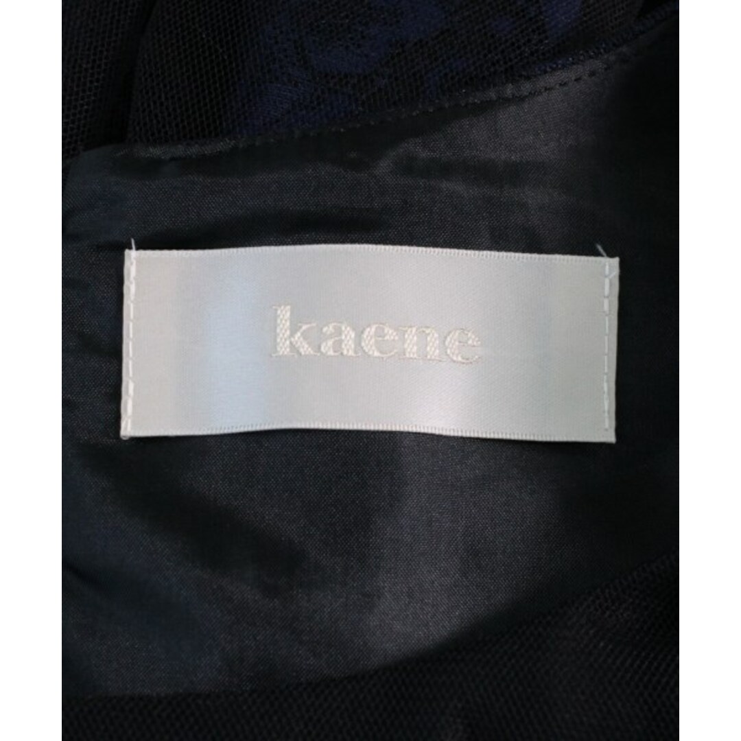 Kaene(カエン)のkaene カエン ワンピース 38(M位) 紺(レース) 【古着】【中古】 レディースのワンピース(ひざ丈ワンピース)の商品写真