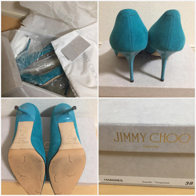 JIMMY CHOO(ジミーチュウ)の定番 ジミーチュウAGNES  スエードパンプス レディースの靴/シューズ(ハイヒール/パンプス)の商品写真