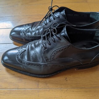 サルヴァトーレフェラガモ(Salvatore Ferragamo)のFerragamo　レザーシューズ　ビジネス　ドレス　革靴　黒色　フェラガモ(ドレス/ビジネス)