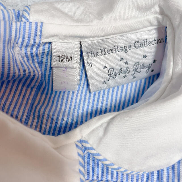 レイチェルライリー　rachel riley スモッキング　ロンパース　ブルー キッズ/ベビー/マタニティのベビー服(~85cm)(ロンパース)の商品写真