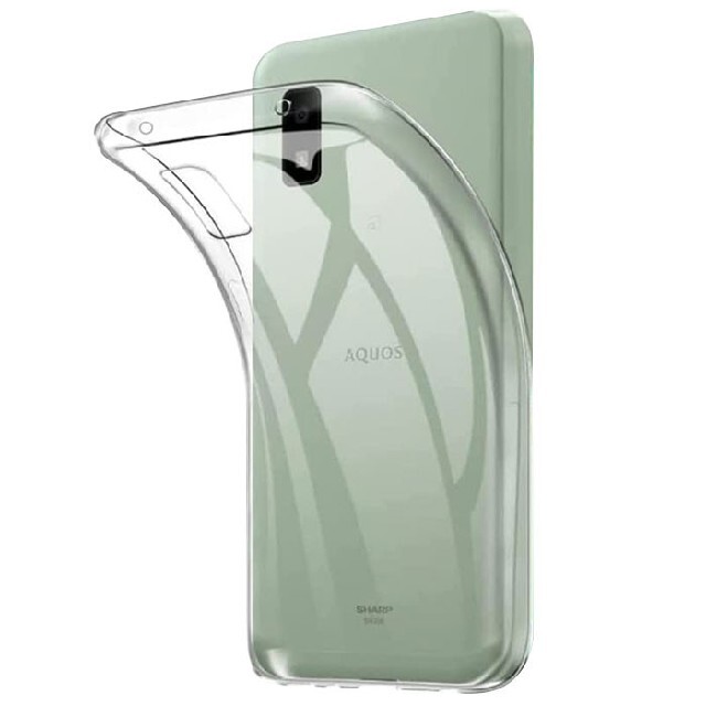 AQUOS wish ケース クリア スマホケース 透明 無地(新品・未使用)の通販 by こけこっこ AQUOS wish SHG06 スマホケース 無地 クリア