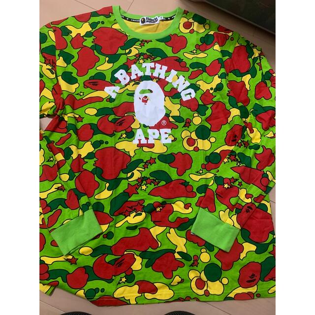 希少 サイケカモ柄 BAPE パーカー APE シャークパーカー