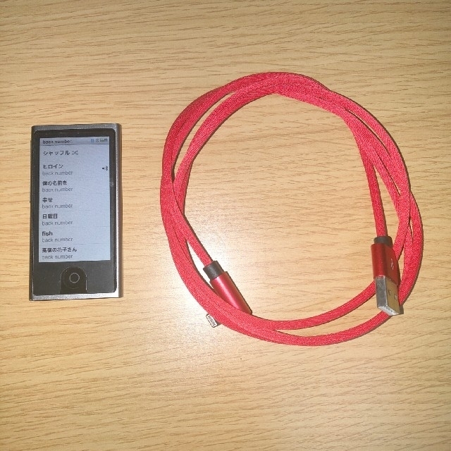 iPod(アイポッド)のiPod nano 第7世代 スペースグレイ スマホ/家電/カメラのオーディオ機器(ポータブルプレーヤー)の商品写真