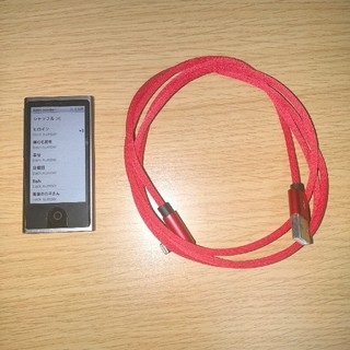 アイポッド(iPod)のiPod nano 第7世代 スペースグレイ(ポータブルプレーヤー)