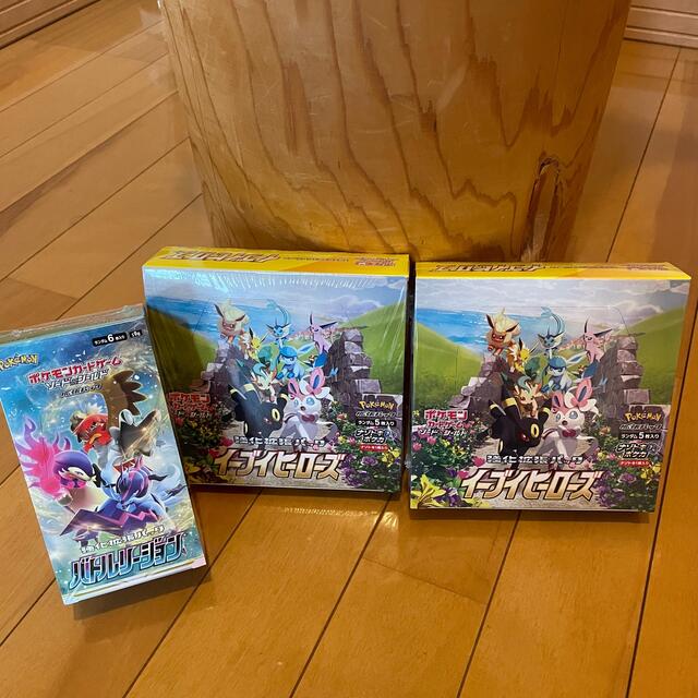 ポケモンカード イーブイヒーローズ２箱 バトルリージョン1箱 シュリンク付きエンタメ/ホビー