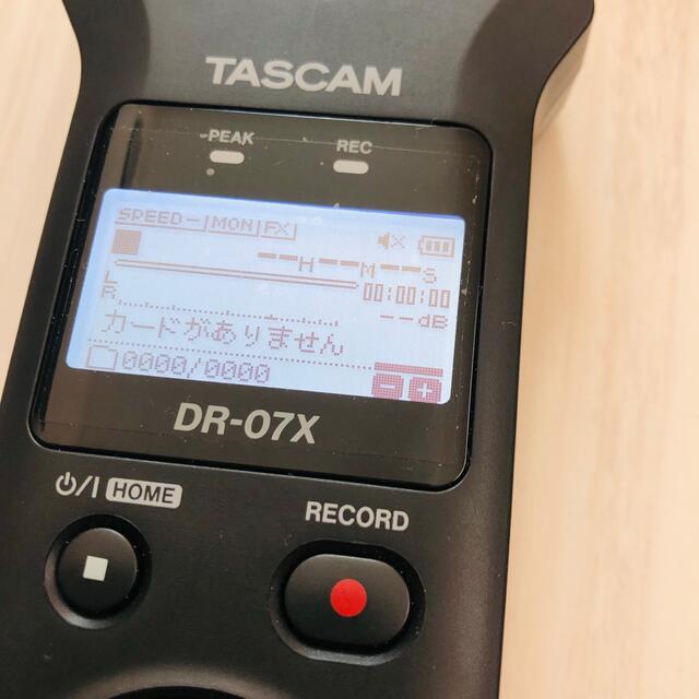 TASCAM タスカム ステレオ リニアPCMレコーダー DR-07X