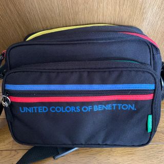 ベネトン(BENETTON)のBENETTON ベネトン　バック　ブラック(ショルダーバッグ)