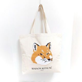 メゾンキツネ(MAISON KITSUNE')のメゾンキツネ トートバッグ美品  - キツネ(トートバッグ)