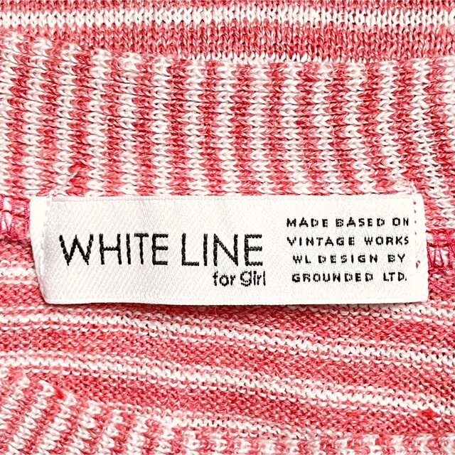 WHITE LINE(ホワイトライン)のWHITE LINE ホワイトライン 麻リネン ボーダー サマーニット トップス レディースのトップス(ニット/セーター)の商品写真