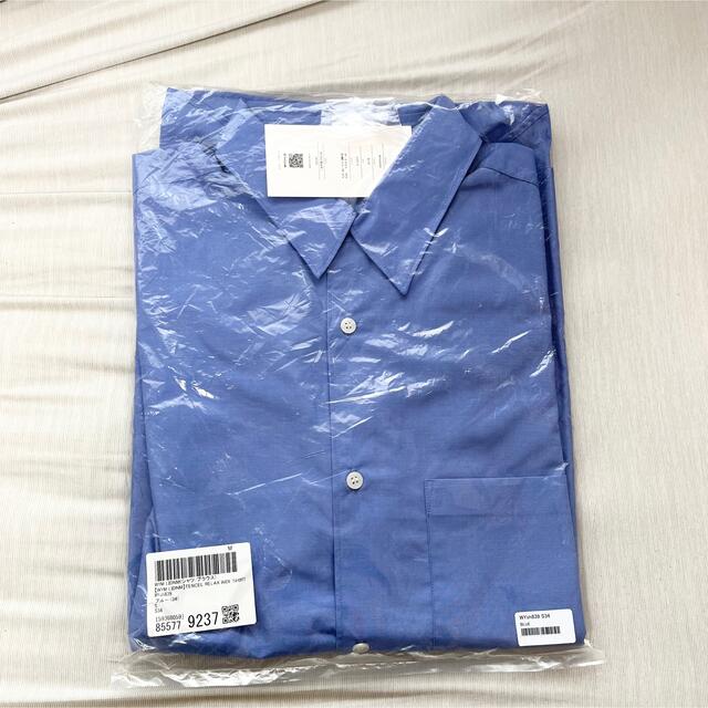 ⭐️完売品⭐️WYM TENCEL RELAX WIDE SHIRT ブルー S