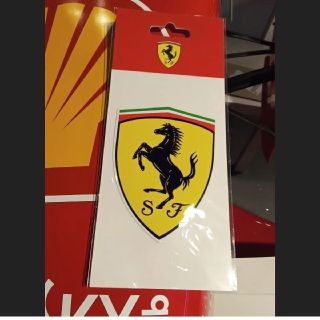 フェラーリ(Ferrari)のフェラーリ　マラネロ本社購入　ステッカー　大　シリアルナンバーホログラム(車外アクセサリ)