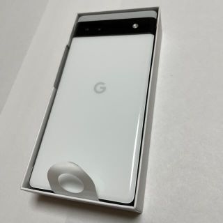 グーグル(Google)のpixel 6a Chalk ホワイト(スマートフォン本体)