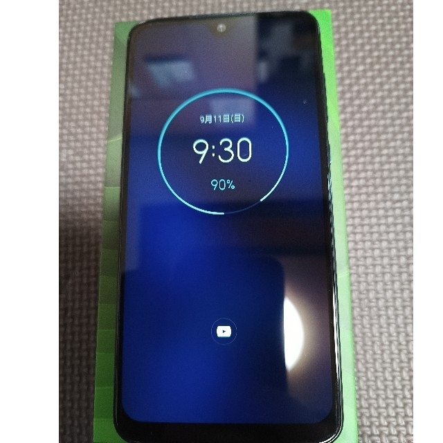 Motorola(モトローラ)のMOTOROLA　モトローラ　motog power　中古品　赤い糸さん専用 スマホ/家電/カメラのスマートフォン/携帯電話(スマートフォン本体)の商品写真