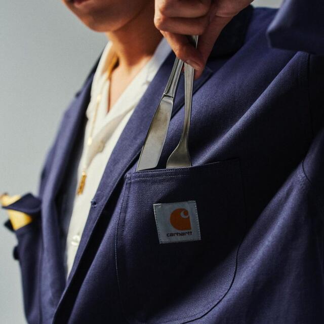 カーハート carhartt セットアップ M トリップスター ネイビー
