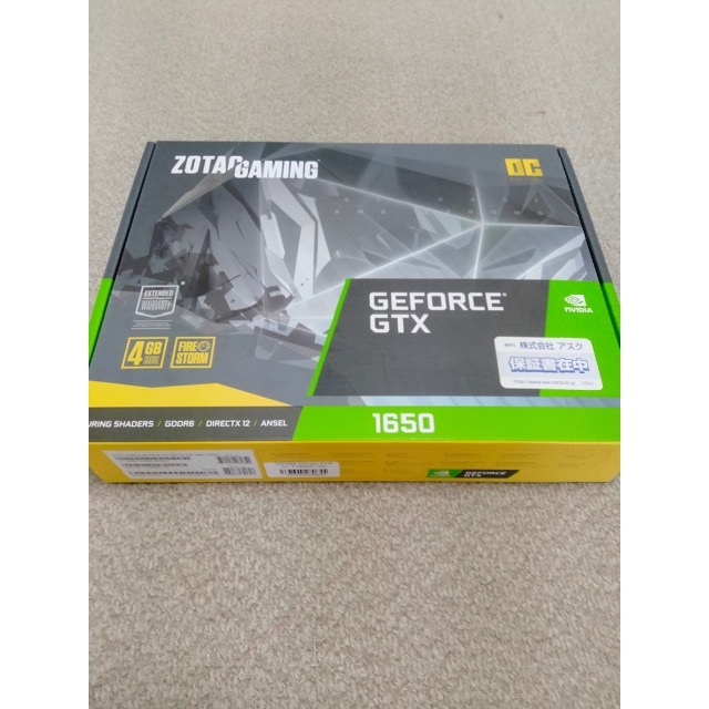 ZOTAC GAMING GeForce GTX 1650 OC 4GB