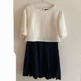 ナノユニバース(nano・universe)のナノユニバース　Broderie&Co.♡ ドッキングワンピース (ひざ丈ワンピース)