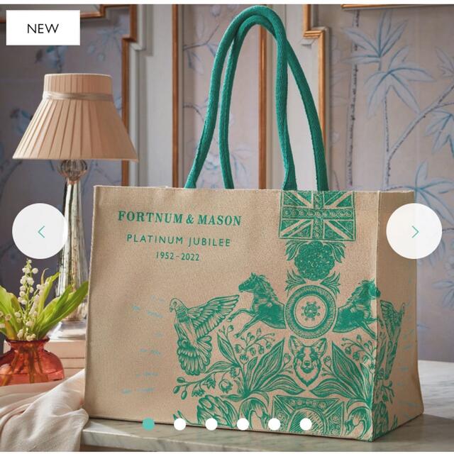 FORTNUM & MASON プラチナジュビリー エコバッグ エリザベス女王バッグ