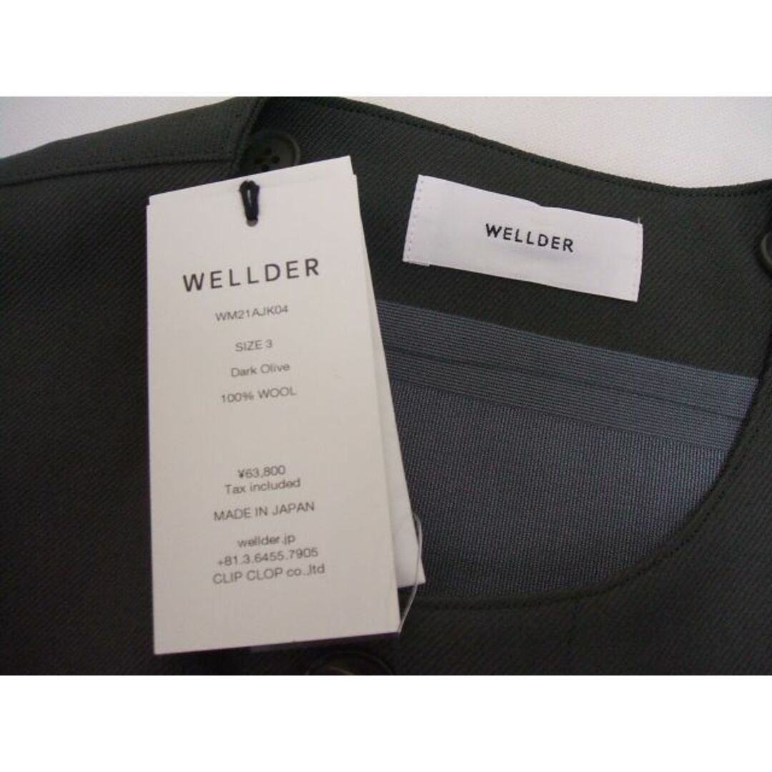 WELLDER 新品 WM21AJK04 ノーカラージャケット ウェルダー
