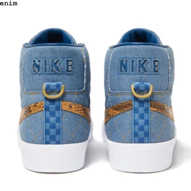 Supreme(シュプリーム)のNike SB blazer mid blue denim 28.5cm メンズの靴/シューズ(スニーカー)の商品写真