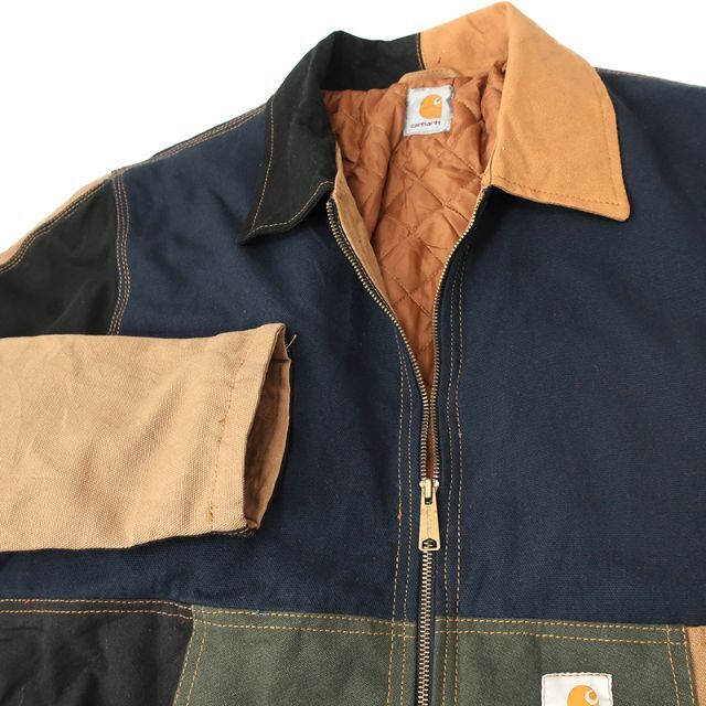 ブランド名…Carhartt良品◎カーハート carhartt 一点物リメイク◎中綿ダックジャケット