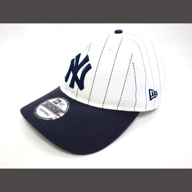 MoMA x NEW ERA NYヤンキース ピンストライプ キャップ 帽子 F
