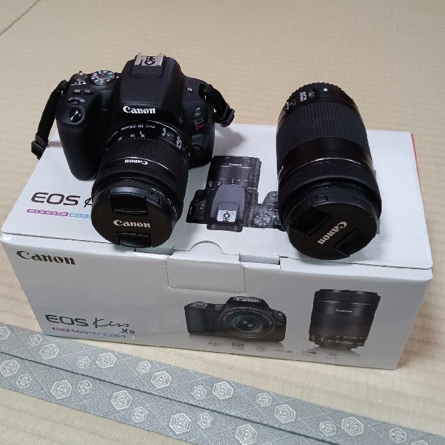 2本レンズマウントタイプCanon EOS KISS X9 Wズームキット BK