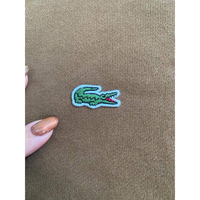 BEAMS(ビームス)のLACOSTE ラコステ　スウェット　ブラウン レディースのトップス(トレーナー/スウェット)の商品写真