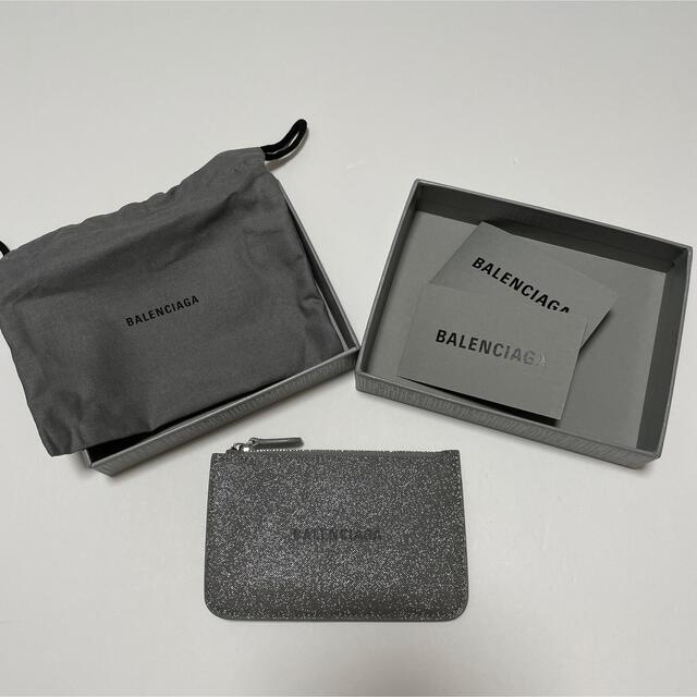 Balenciaga(バレンシアガ)のバレンシアガ コインケース カードケース ロゴ ラメ グリッター レディースのファッション小物(コインケース)の商品写真