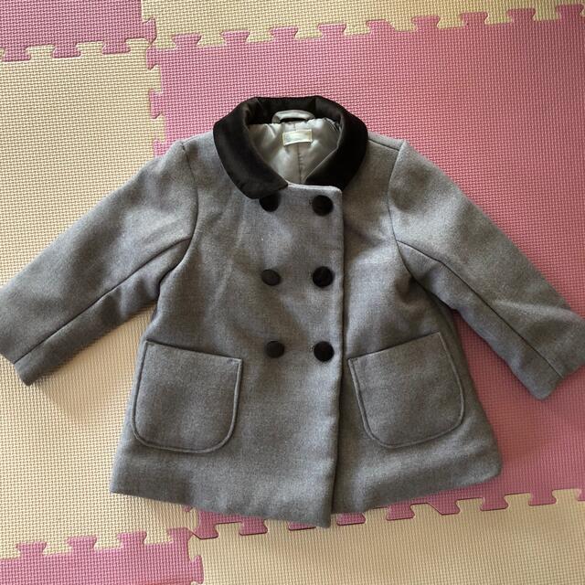 Combi mini(コンビミニ)のコンビミニ　ショート丈コート　90cm キッズ/ベビー/マタニティのキッズ服女の子用(90cm~)(コート)の商品写真