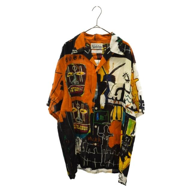 WACKO MARIA ワコマリア 22SS ×jean michel basquiat S/S HAWAIIAN SHIRT TYPE-4 ジャンミシェルバスキアハワイアン半袖レーヨンシャツ マルチ